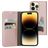 Mobiparts Classic Wallet iPhone 14 Pro Max Cover a libro portafoglio - Rosa