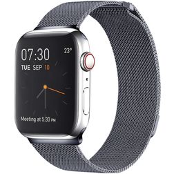Mobigear Loop Milanese Apple Watch Strap Magnetic closure - 42/41/40/38 mm - Grey