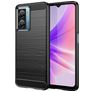 Mobigear Brushed Slim Realme Narzo 50 5G Fleksibel TPU Bagsidecover - Sort
