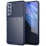 Mobigear Groove Samsung Galaxy S21 FE Flexibel TPU Skal - Blå