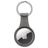 Xccess Keychain Apple AirTag Case Flexible Silicone Keyring - Black