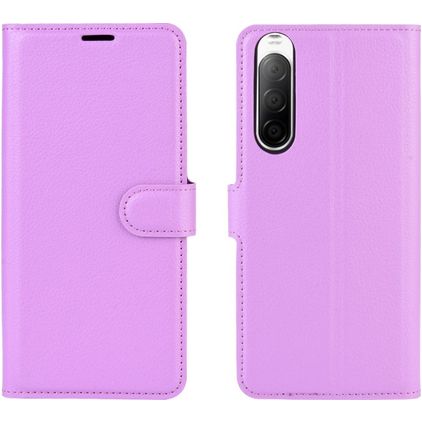 Mobigear Classic Sony Xperia 10 II Wallet case - Purple