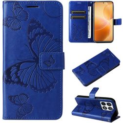 Mobigear Butterfly Xiaomi 14T Pro Plånboksfodral med sedelfack - Blå