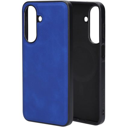 Mobiparts Classic Samsung Galaxy A27 MagSafe TPU / Leatherette Back cover - Sapphire Blue