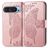 Mobigear Butterfly Google Pixel 9 Capa livro Carteira - Rosa dourado