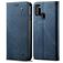Mobigear Denim Slim Samsung Galaxy A21s Pungetui med Seddelrum - Blå