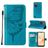 Mobigear Butterfly Realme C31 Funda tipo libro Cartera - Azul