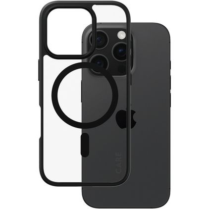 CARE by PanzerGlass Urban Combat iPhone 16 Pro MagSafe Funda Plástico rígido Carcasa - Transparente / Negro