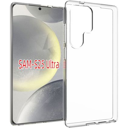 Mobigear Basics Clear Samsung Galaxy S25 Ultra Elastyczne TPU Etui plecki - Przezroczysty