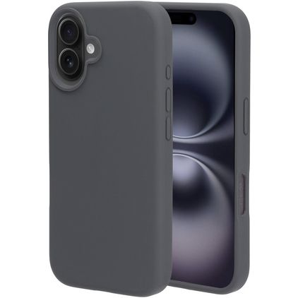 Mobiparts iPhone 16 Silikon Etui plecki - Urban Grey