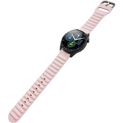 Mobigear Bumpy Pasek Silikon do Smartwatch Sprzączka - 22 mm - Różowy