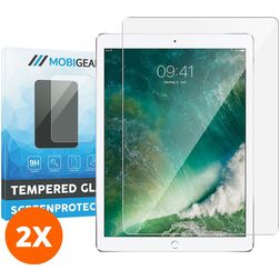 Mobigear iPad Pro 12,9 polegadas (2017) Vidro temperado Película de ecrã - Compatível com capas (Pack de 2)