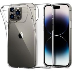Mobigear Basics Transparente iPhone 14 Pro TPU flexível Capa traseira - Transparente