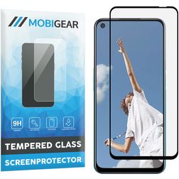 Mobigear Premium OPPO A52 Härdat glas Skärmskydd - Skalvänligt - Svart