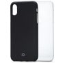 Mobilize Rubber Gelly iPhone XS Max TPU flexível Capa traseira - Matt Black