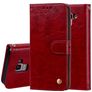 Mobigear Wallet Samsung Galaxy J6 (2018) Pungetui med Seddelrum - Rød
