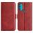 Mobigear Slim Magnet Motorola Moto G71 5G Wallet case - Red