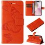 Mobigear Butterfly iPhone 16e Funda tipo libro Cartera - Naranja