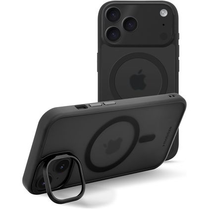 Mobilize Hybrid Pro iPhone 17 Pro Max MagSafe Tvrdý plast Zadní kryt odolný proti nárazům - Černá