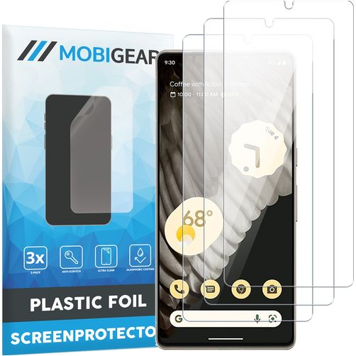 Mobigear Google Pixel 7a Näytönsuoja Kalvo - Suojakuoren kanssa yhteensopiva (3 kpl)