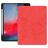 Mobigear Tri-Fold Gel iPad Pro 12,9 tum (2018) TPU / Konstläder Plånboksfodral + Pennhållare - Röd