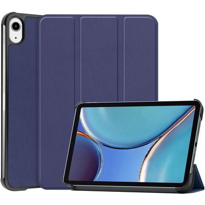 Mobigear Tri-Fold iPad Mini 6 (2021) Cover a libro - Blu scuro