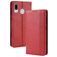 Mobigear Sensation Samsung Galaxy A20e Pungetui med Seddelrum - Rød
