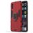 Mobigear Armor Ring Samsung Galaxy A50 Hårdt Bagsidecover Stødsikkert med ringholder - Rød