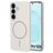 Mobiparts Slim Line Samsung Galaxy S25 MagSafe Hardcase Back cover - Off White
