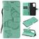 Mobigear Butterfly OPPO A94 5G Plånboksfodral med sedelfack - Turkos