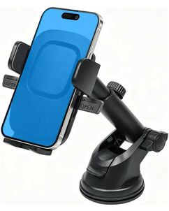 Mobigear Mobilhållare för bil Sugpropp / Instrumentbräda Klämfäste Universell - Svart