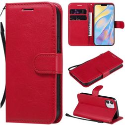 Mobigear Premium iPhone 12 Mini Wallet case - Red