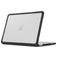 Mobigear Shockproof Pro MacBook Neo 13 palců (2026) Pevný skořepinový kryt na MacBook - Průhledná / Černá - Model A3404