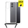 My Style Loop Trasparente Samsung Galaxy S25 Edge TPU flessibile Cover con cordino - Trasparente