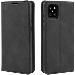 Mobigear Retro Slim Samsung Galaxy Note 10 Lite Cover a libro portafoglio - Nero