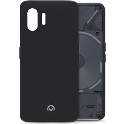 Mobilize Rubber Gelly Nothing Phone (2) TPU flexível Capa traseira - Matt Black