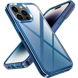 Mobigear Crystal iPhone 14 Pro Max Funda Plástico rígido Carcasa - Azul