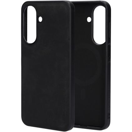 Mobiparts Classic Samsung Galaxy A27 MagSafe TPU / Leatherette Back cover - Graphite Black