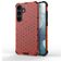 Mobigear Honeycomb Samsung Galaxy S24 Kova Suojakuori Iskunkestävä - Punainen