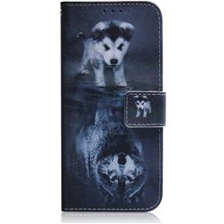 Mobigear Design Samsung Galaxy S20 Plus Lompakkokotelo + Setelitasku - Wolf
