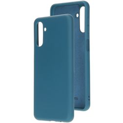 Mobiparts Samsung Galaxy A13 4G Silikone Bagsidecover - Blueberry Blue