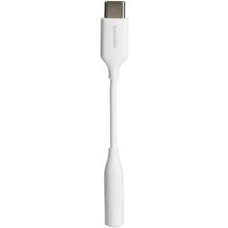 Mobiparts Cabo USB-C para AUX 3 / 5 mm 0,1 m - Branco