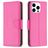 Mobigear Excellent iPhone 16 Pro Max Cover a libro portafoglio - Magenta