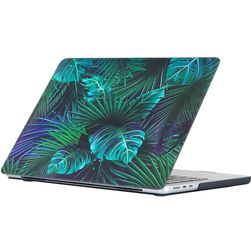 Mobigear Design MacBook Pro 13 polegadas (2016-2023) Capa rígida para MacBook - Palm Leafs - Modelo A1706 / A1708 / A1989 / A2159 / A2289 / A2251 / A2338