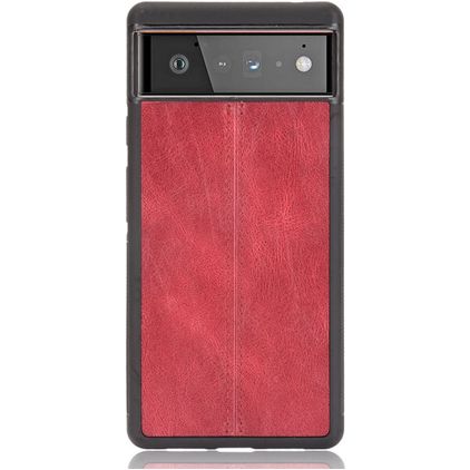 Mobigear Stitch Google Pixel 6 Pro Back cover - Rosso