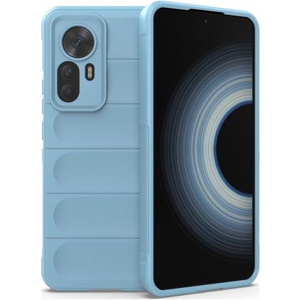 Mobigear Bumpy Xiaomi 12T TPU flexible Carcasa - Azul