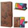 Mobigear Butterfly Samsung Galaxy M53 Lompakkokotelo + Setelitasku - Ruskea