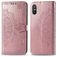 Mobigear Mandala Xiaomi Redmi 9A Pungetui med Seddelrum - Rosaguld