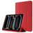 Mobigear Tri-Fold Gel iPad Pro 13 pulgadas (2025) TPU / Cuero sintético Funda tipo libro + Portalápices - Rojo