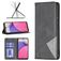 Mobigear Rhombus Slim Samsung Galaxy A33 Wallet case - Black